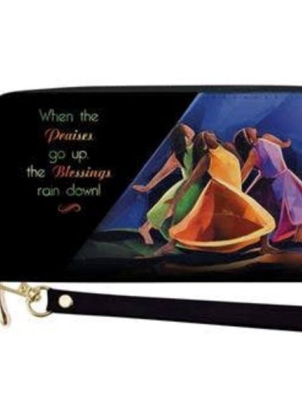 Statement Clutch Wristlet | Praises Go Up